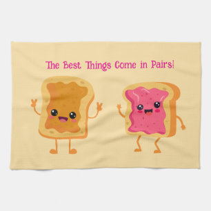 Peanut Butter and Jelly Kitchen Towel