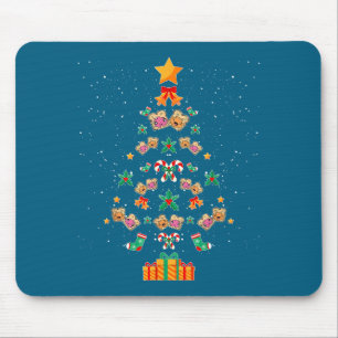 Peanut Butter And Jelly Pb & J Christmas Tree Mouse Pad