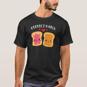 Peanut Butter And Jelly Perfect Match Best Friend T-Shirt