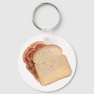 Peanut Butter and Jelly Sandwich Keychain