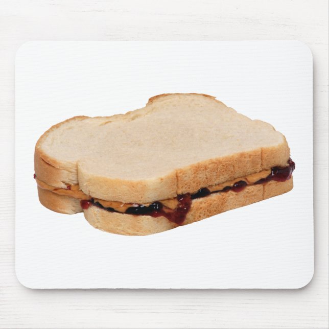 Peanut Butter and Jelly Sandwich Mouse Pad (Front)