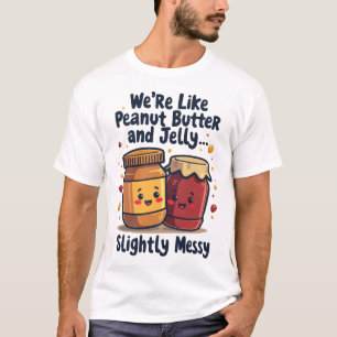 Peanut Butter and Jelly, Slightly Messy T-Shirt