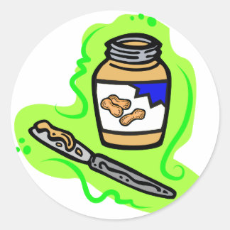 Peanut Butter Classic Round Sticker