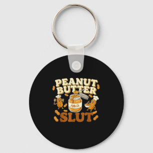 Peanut Butter Funny Peanut Butter Lovers Apparel Keychain