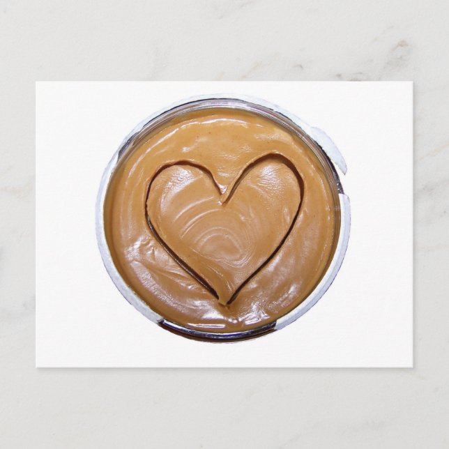 Peanut Butter Heart Postcard (Front)