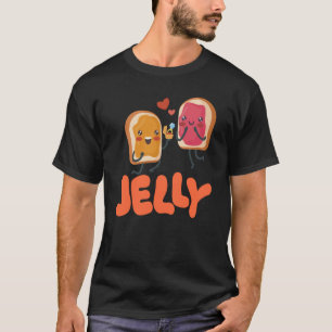 Peanut Butter & Jelly Matching Couple Proposal T-Shirt