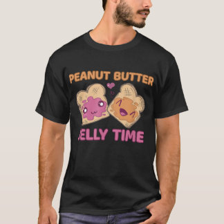 Peanut Butter Jelly Time BFF Love Match Perfect  T-Shirt
