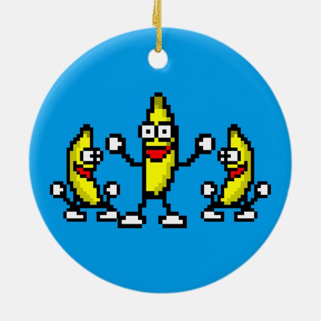 Peanut Butter Jelly Time Ceramic Ornament (Back)