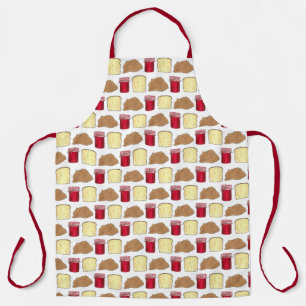 Peanut Butter Jelly Time PB&J Sandwich Bread Jam Apron
