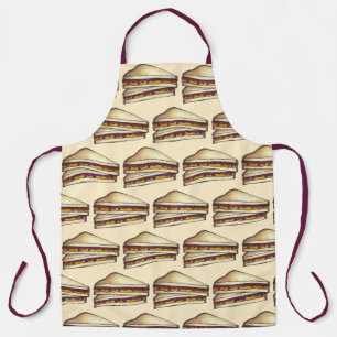 Peanut Butter Jelly Time PB&J Sandwich Bread Jam Apron