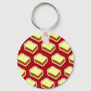 Peanut Butter Jelly Time - Strawberry Jelly Keychain