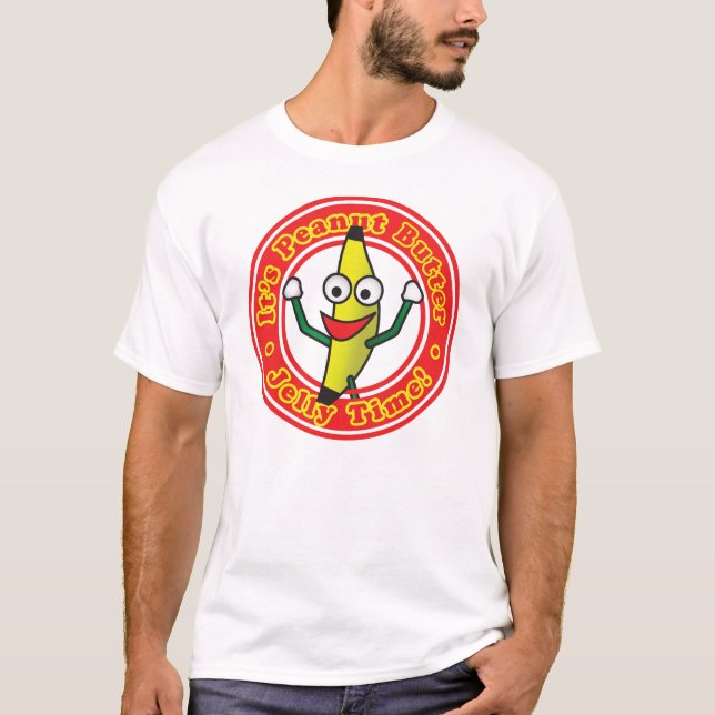 Peanut Butter Jelly Time T-Shirt (Front)