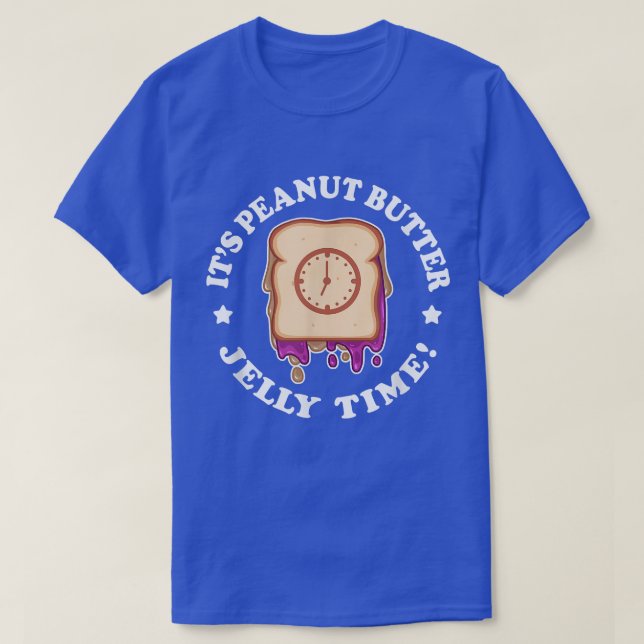 Peanut Butter Jelly Time Vibes Match Perfect  T-Shirt (Design Front)