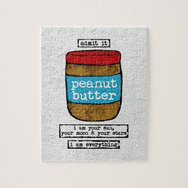 Peanut Butter Jigsaw Puzzle - Funny Food (Vertical)