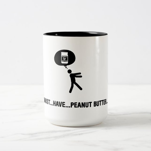 Peanut Butter Lover Two-Tone Coffee Mug (Center)