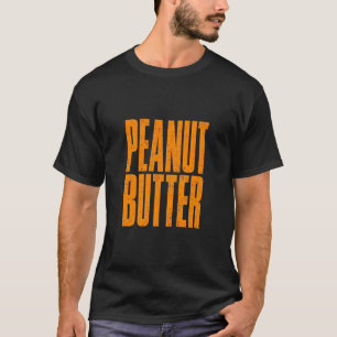 Peanut Butter Lover Typography T-Shirt