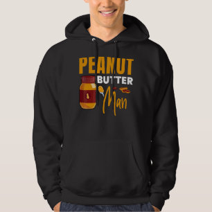 Peanut Butter Man Jelly Food Graphic Hoodie