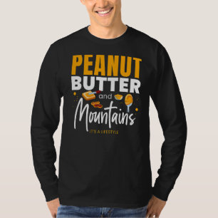 Peanut Butter & Mountains Jelly Food Graphic T-Shirt