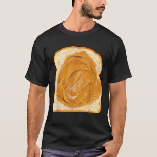 Peanut Butter On Bread Slice Costume Halloween Foo T-Shirt