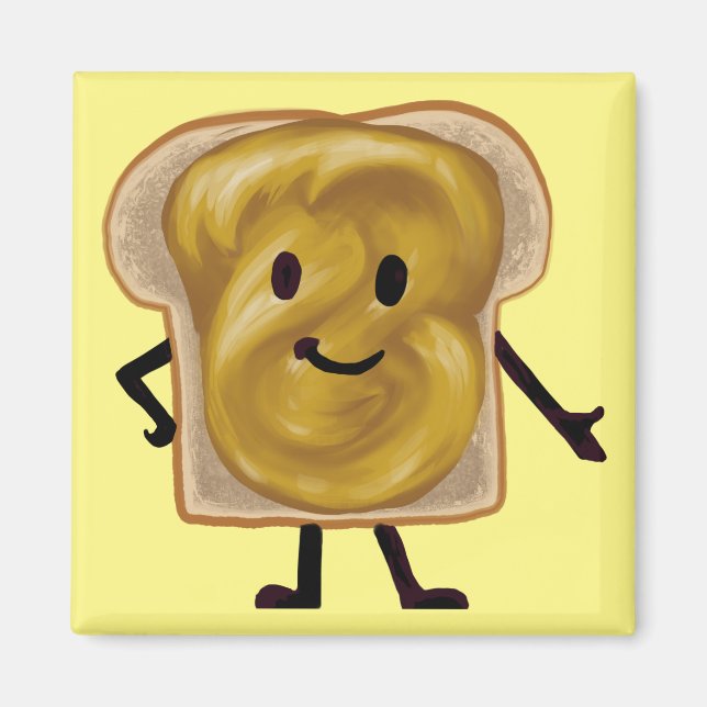 Peanut Butter Sandwich Buddy Magnet (Front)