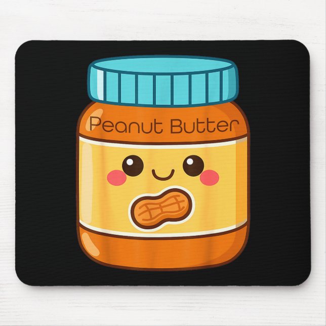 Peanut Butter Shirt Adult Men Women Kids Jelly Cos Mouse Pad (Front)