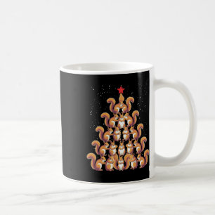 Peanut Christmas Tree The Squirrel Xmas Tree Women Coffee Mug