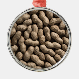 Peanut Family Metal Ornament
