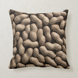 Peanut Family Throw Pillow