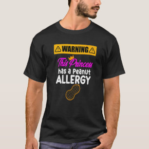 Peanut Food Allergy Awareness Month Teal Ribbon Gr T-Shirt