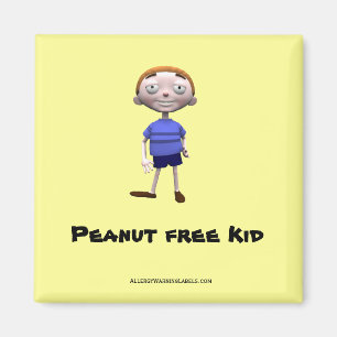 Peanut free Kid Magnet