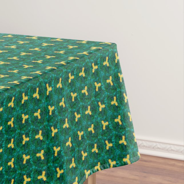 Peanut Green Marble Tablecloth Texture#21-b Sale (In Situ)