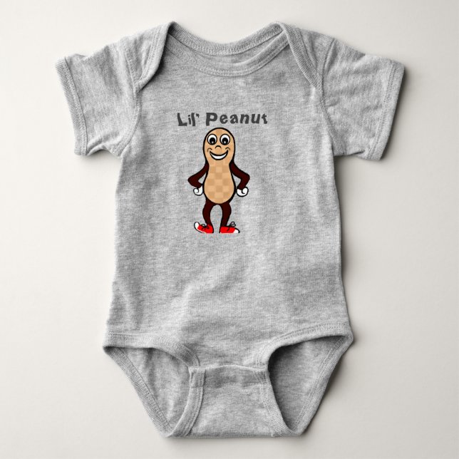 Peanut Little by Emmamm Images Baby Bodysuit (Front)