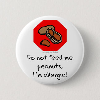 Peanut Stop! 2 Inch Round Button