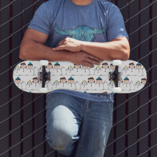 Peanuts   3 Person Snowman Skateboard