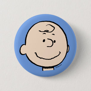 Peanuts   A Charlie Brown Smile 2 Inch Round Button