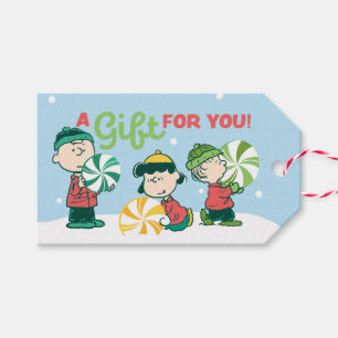 Peanuts   A Gift For You Gift Tags