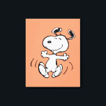 Peanuts | A Snoopy Happy Dance Canvas Print<br><div class="desc">Snoopy is the loveable pet beagle of Charlie Brown in the comic strip Peanuts by Charles M. Schulz. Check out this cute Peanuts design featuring this loveable dog.</div>