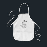 Peanuts | A Snoopy Happy Dance Kids Apron<br><div class="desc">Snoopy is the loveable pet beagle of Charlie Brown in the comic strip Peanuts by Charles M. Schulz. Check out this cute Peanuts design featuring this loveable dog.</div>