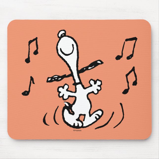 Peanuts | A Snoopy Happy Dance Mouse Pad (Front)