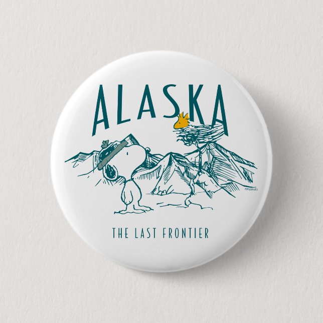 Peanuts | Alaska The Last Frontier 2 Inch Round Button (Front)