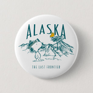 Peanuts   Alaska The Last Frontier 2 Inch Round Button