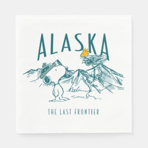 Peanuts   Alaska The Last Frontier Napkin