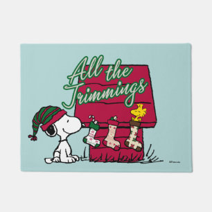 Peanuts   All The Trimmings Doormat