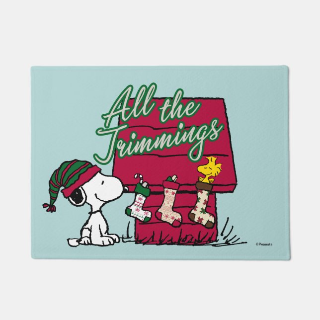Peanuts | All The Trimmings Doormat (Front)