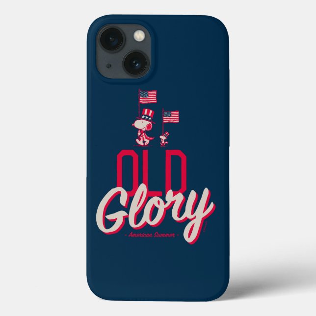 Peanuts | American Summer Old Glory Case-Mate iPhone Case (Back)