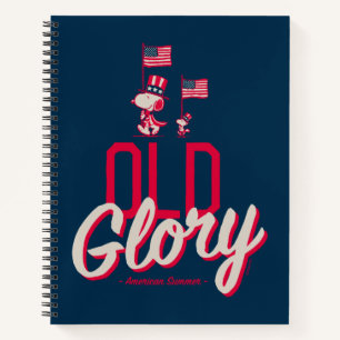 Peanuts   American Summer Old Glory Notebook