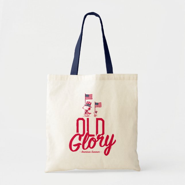 Peanuts | American Summer Old Glory Tote Bag (Front)