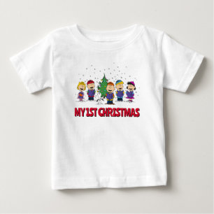 Peanuts Around the Christmas Tree Baby T-Shirt