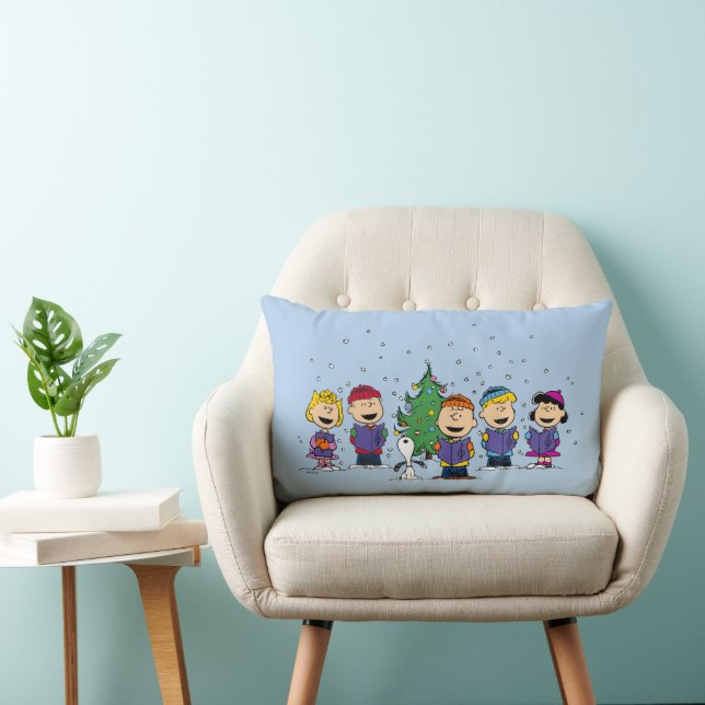 Peanuts | Around the Christmas Tree Lumbar Pillow (Chair)