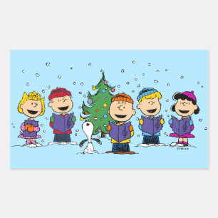 Peanuts   Around the Christmas Tree Sticker